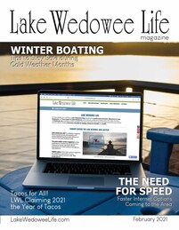 Cover of Feb Issue 2021 lake Wedowee Life