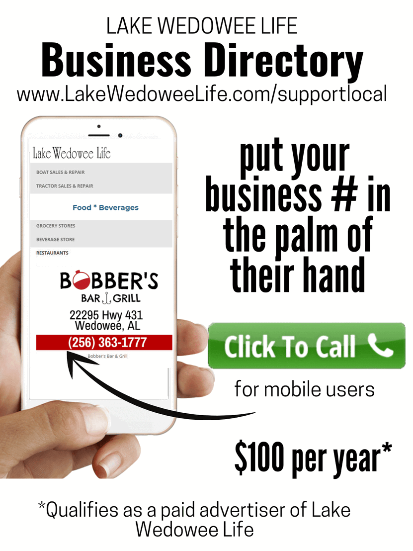 Sample of Business Directory Ad on Mobile Phone