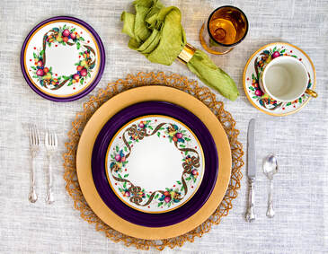 Colorful Holiday Place Setting